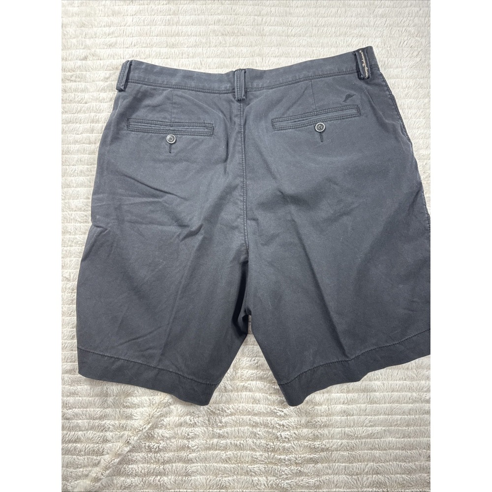 Tommy Bahama Shorts Mens 35x9 Chino Flat Front‎ Black Casual Beach Summer EUC - Picture 15 of 16